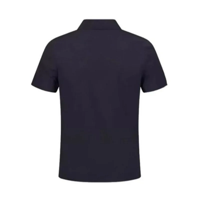 KIDWHXR Man Summer T-shirt Fashion Contrast Color Half-zipper Men Polo Shirt Thin Breathable Short Sleeve Golf Sport Male Top