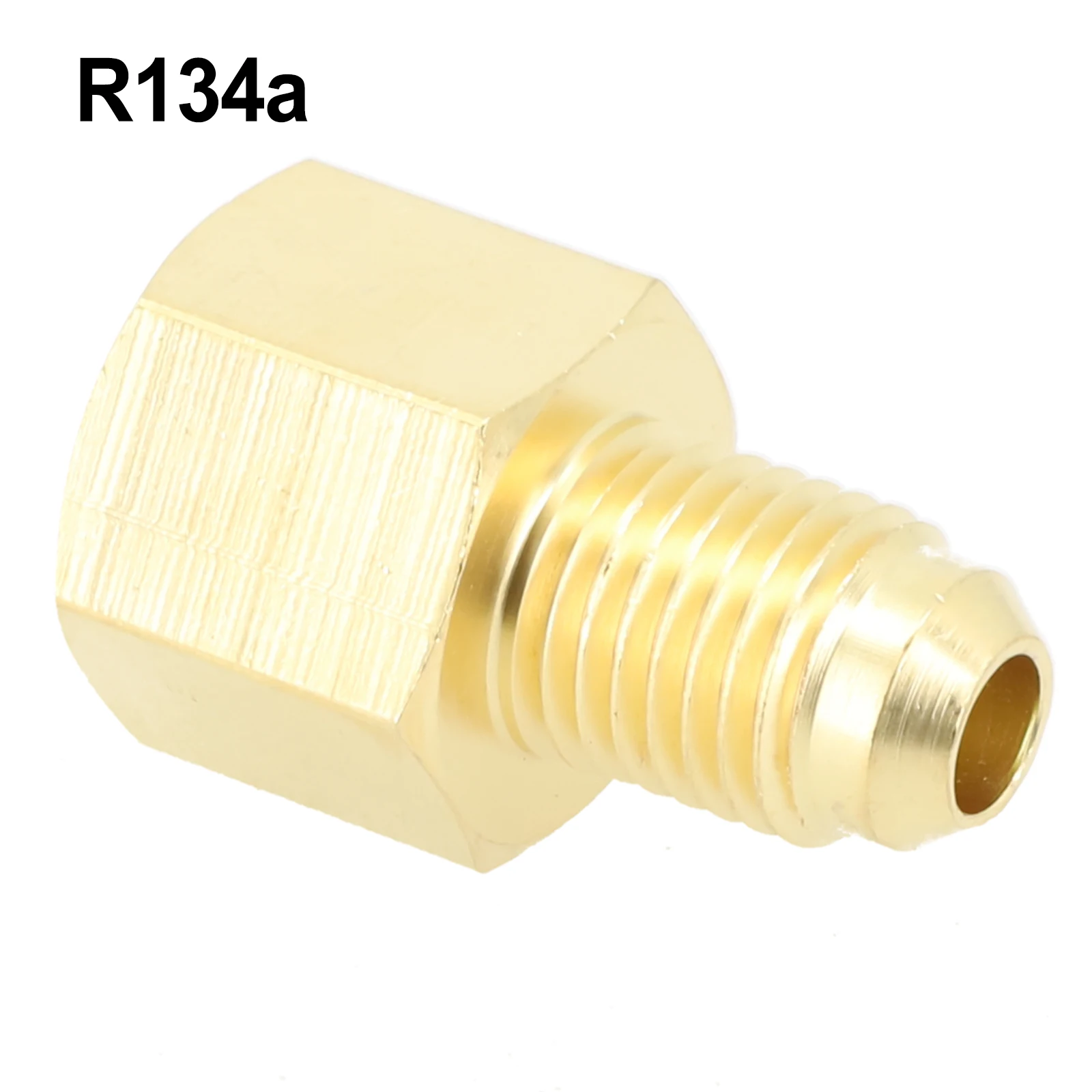 Efficient R134A R12 Car Conditioner Adapter Quick Coupling 1/2 ACME Female 1/4 SAE Suitable for R12 to R134a Conversion