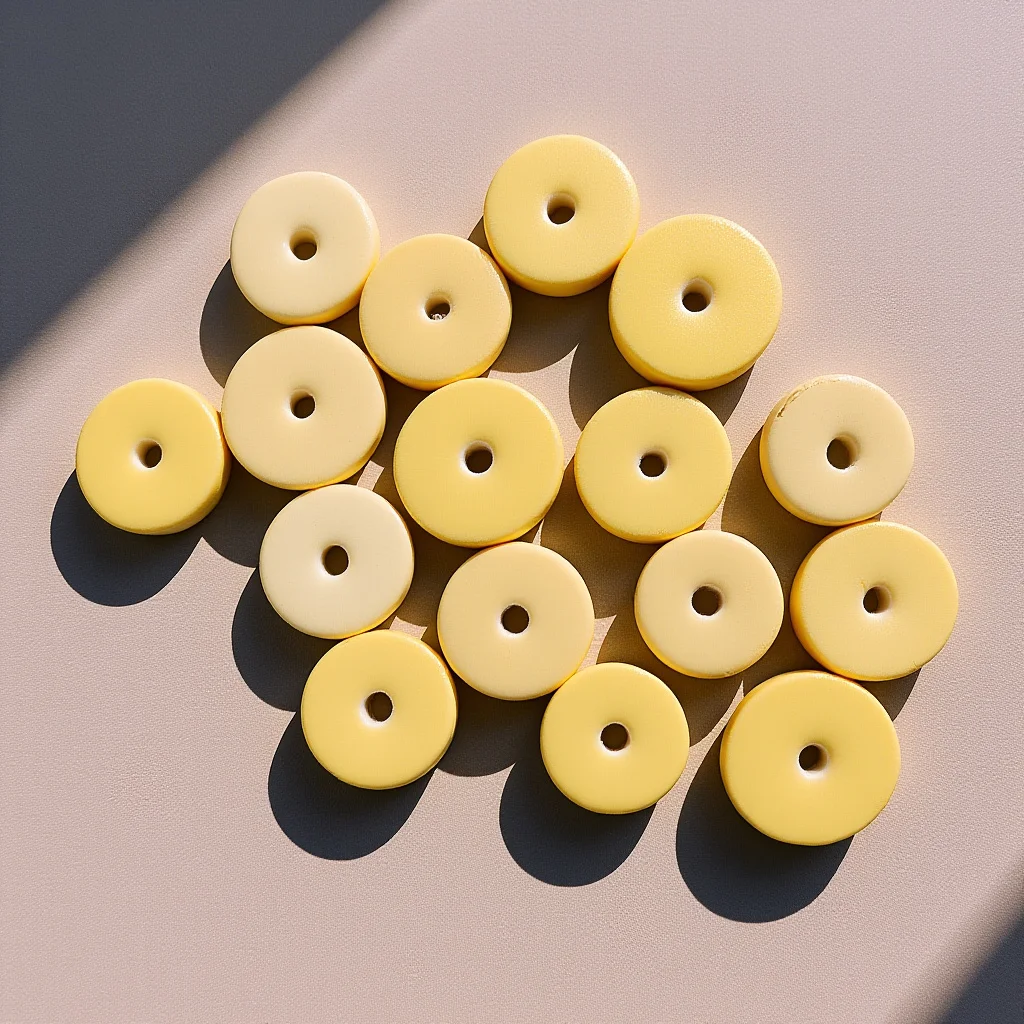 

Long Pitch Flute Pads Kit Replacement Parts for Woodwind Instruments Open Hole Pad Flute Maintenance Supplies