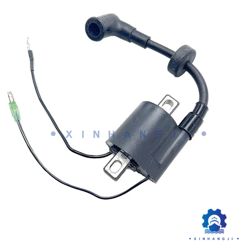 

High quality Ignition Coil Assy 6E0-85570-00 For Yamaha Outboard Motor 2 Stroke 3HP 5HP 4A/4C/5C 6E0-85570-00-00 6E0-85570-02