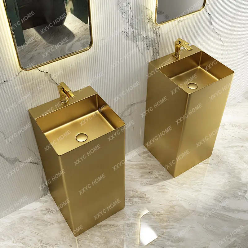 Washbasin Column Basin Bar Affordable Luxury Style Column Inter-Platform Basin Hotel Homestay Pedestal Basin Wash Basin