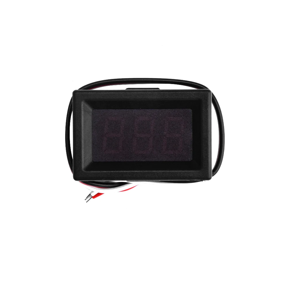 Mini 0.36 Inch DC 3-30V 3 Wire Digital LED Display Voltage Meter Voltmeter Tester with Shell for Car Motor Panel Mount