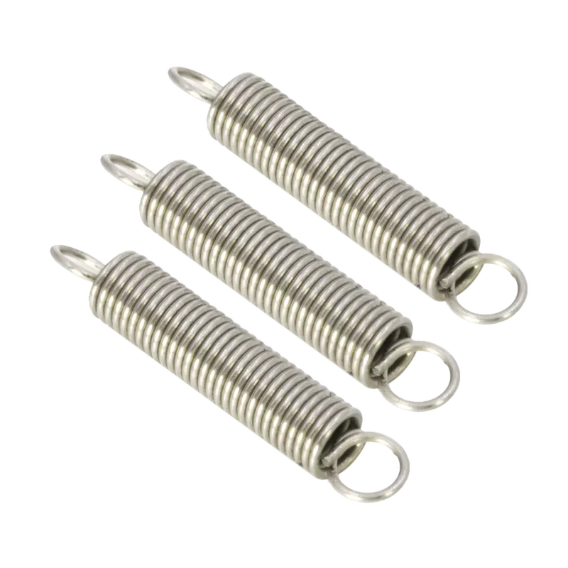 5pc Tension Spring Extension 304 Stainless Steel 1mm Small Dual Hook Wire Diameter 1.0mm OD 10mm Long L25/30/ 55/60/70/80/100mm