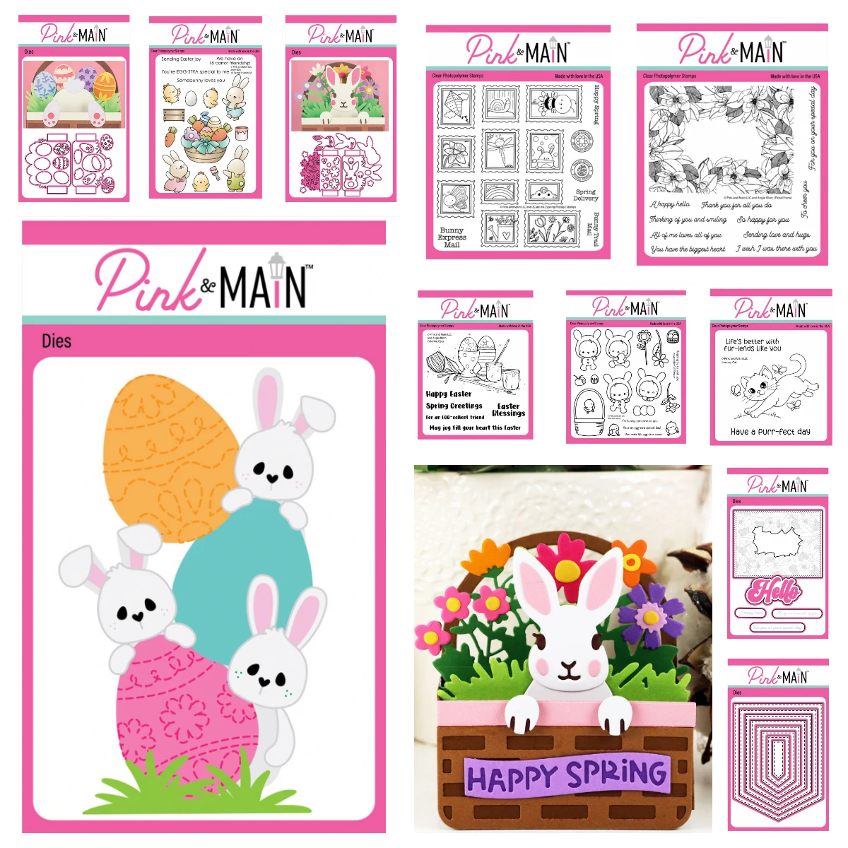 

Metal cutting Dies Easter Carrot Spring Postage Eggs Bunny in the Basket Add on Dies Stamps DIY Scrapbooking Card make 2026 New