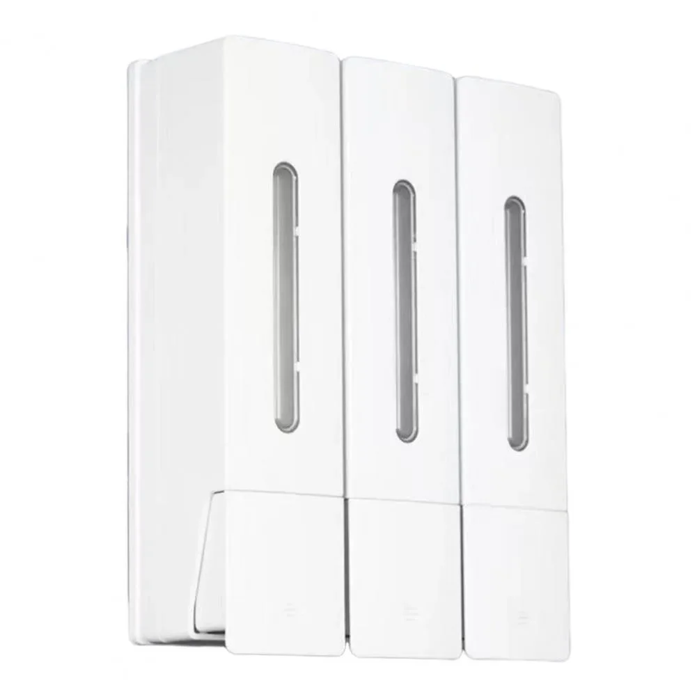 

3 Chamber 400ml Soap Dispenser Wall Mounted Shower Shampoo Shower Gel Dispenser Home Supplies For Household Accessories