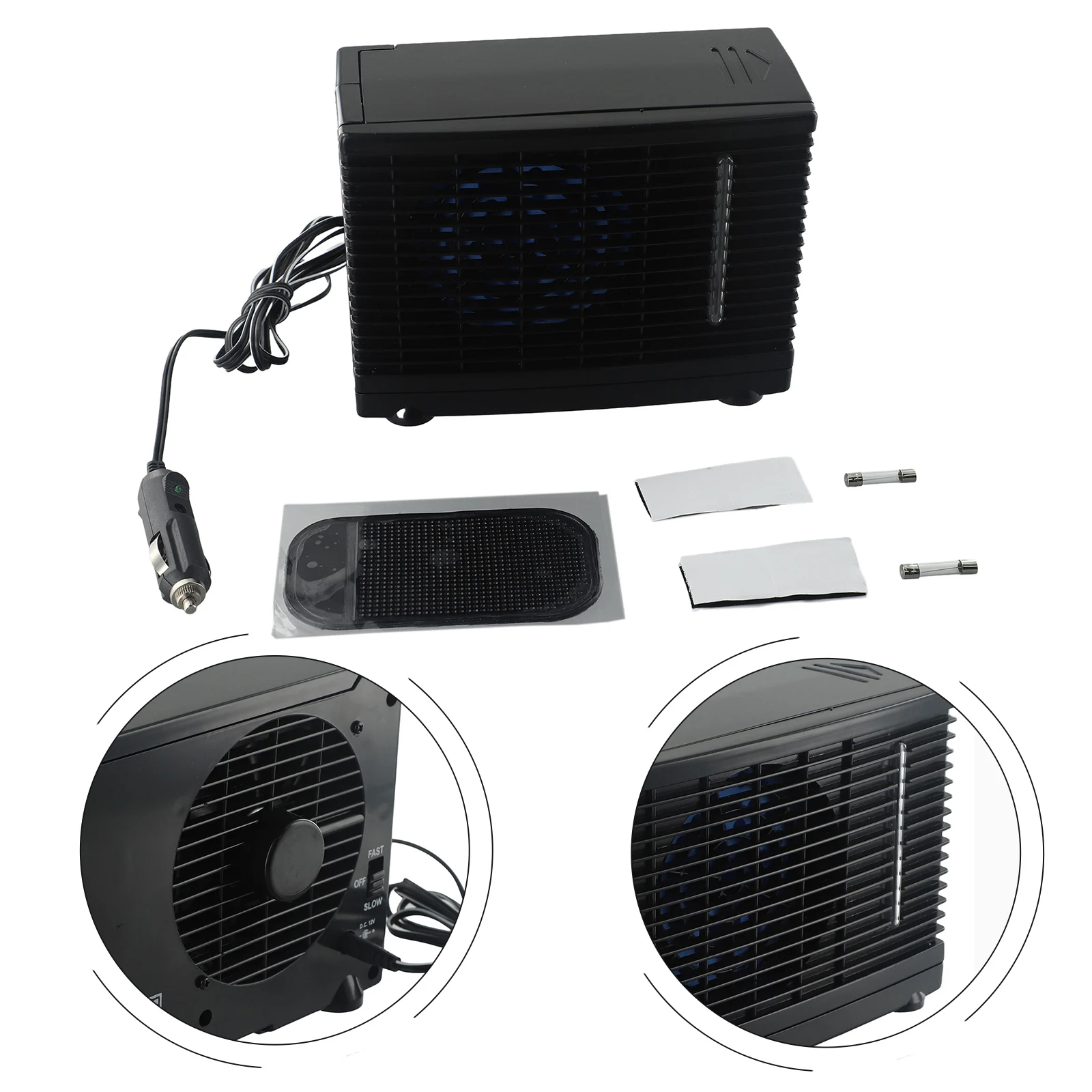 

Cooling Fan Stay Chill with our 12V Portable Air Cooler Cooling Fan Perfect for Home Car and Outdoor Adventures