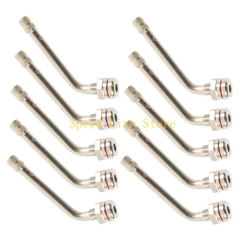 

547C, 10 упаковок, 120-градусные угловые клапаны для шин, стержни, медная замена TR545D для колес коммерческого транспорта 22,5