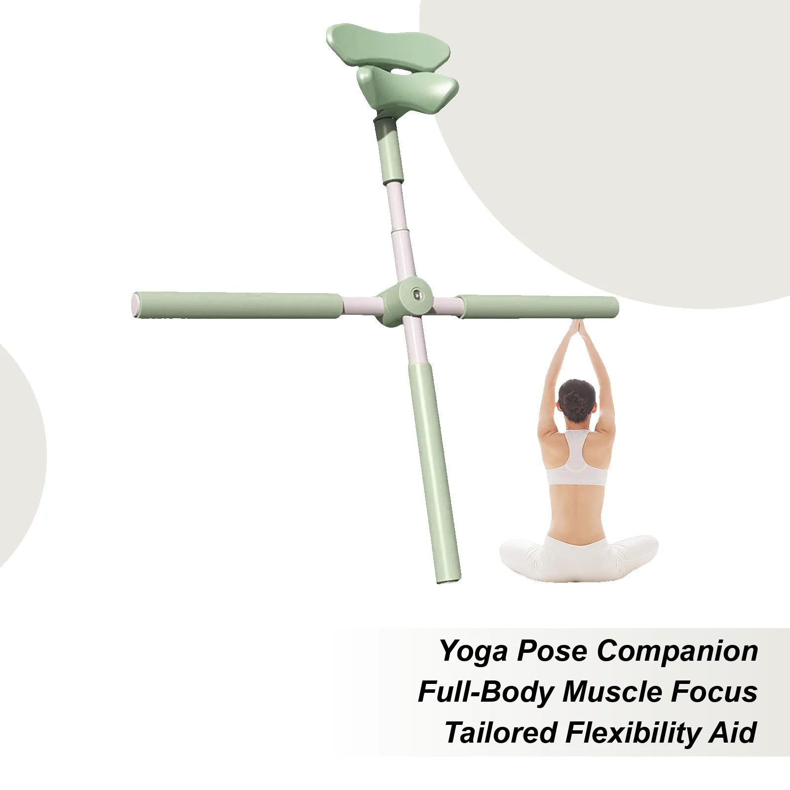 

Растягивающаяся палочка, эргономичная, регулируемая длина, нескользящая, для восстановления, растягивающаяся палочка для танцевальных тренировок, йоги, тренажерного зала, дома в помещении