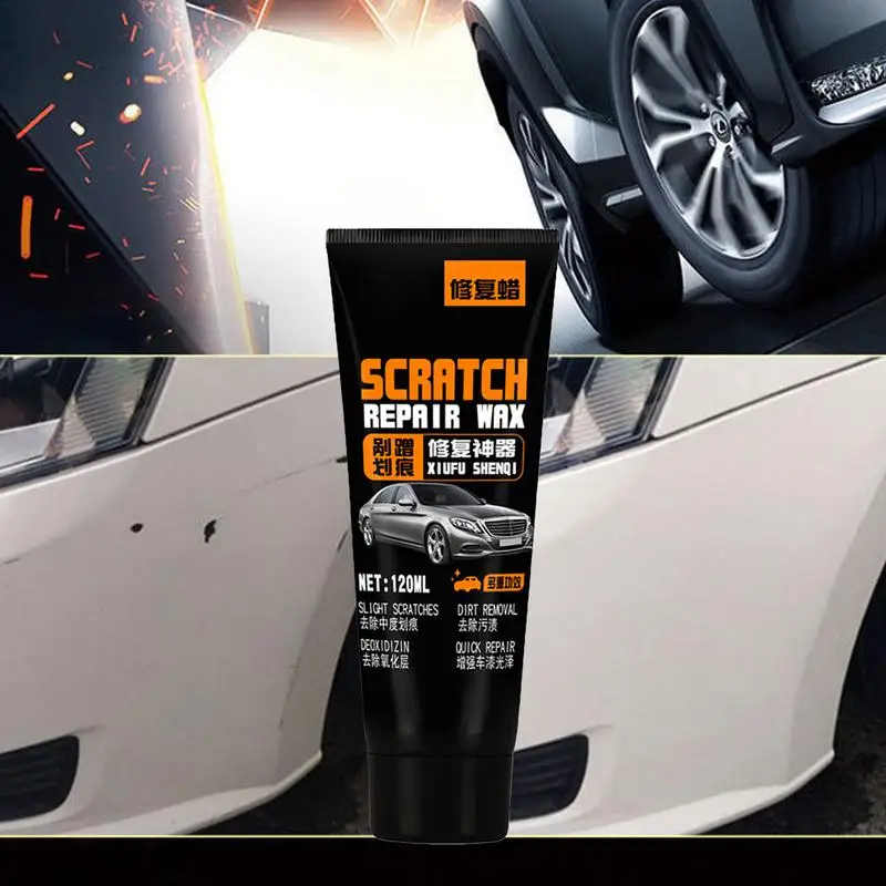 

Car Scratch Repair Paste 120ml Car Paint Correction Wax Car Paint Repair Scratch Removal Tree Sap & Swirl Remover With Sponge