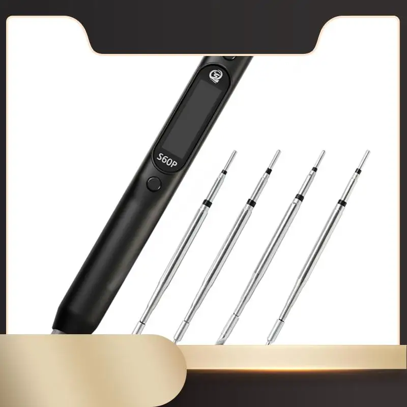 

SEQURE S60P Антистатический нано-паяльник с поддержкой ручки PD/QC Источник питания Набор железных наконечников, совместимый с C210 Прочный припой-