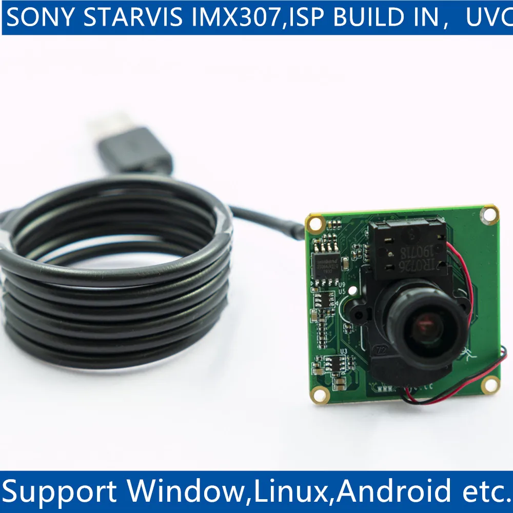 

CS-USB-IMX307 UVC Usb Webcam,IMX307 1080p Full Hd MJPEG/H.264 30fps/60fps Star Light Camera Module