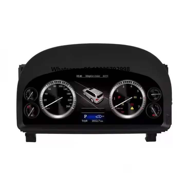 

12.3 Inch Car LCD Digital Cluster Dashboard Player Stereo Virtual Speedometers For Toyota' Alphard LCD Meter 2008-2014
