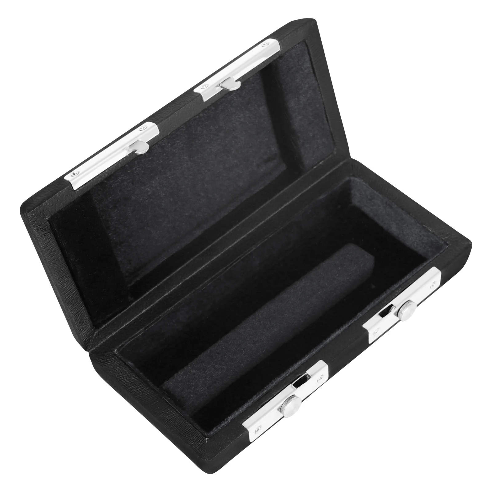 IRIN Flute Bent Neck Case Leather Curved Flute Mouthpiece Storage Box Pressure Resistant Woodwind Instrument Parts & Accessories