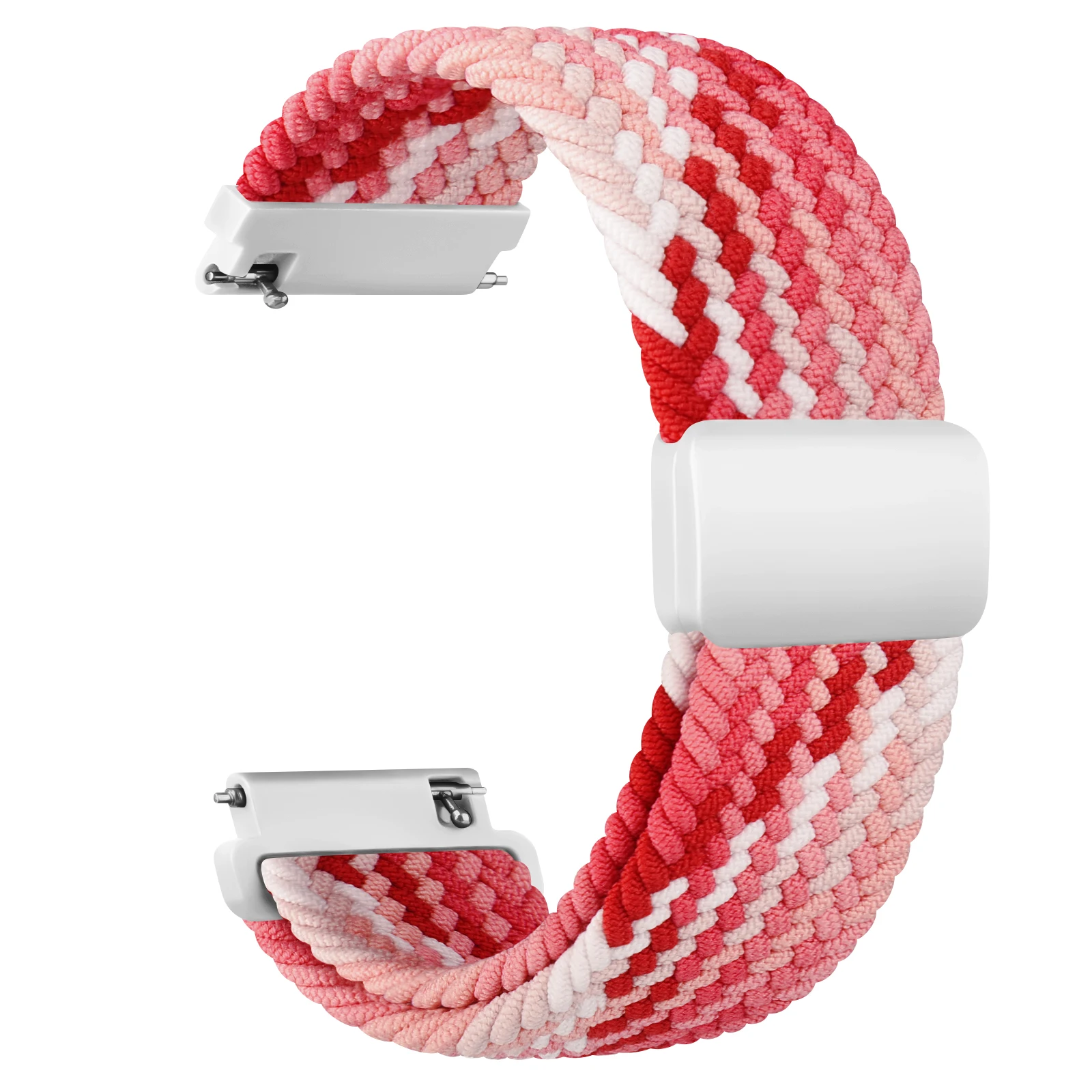 Bracelet Tressé à Boucle Solo de 20mm pour Garmin Vivoactive 5/3/3, Accessoire Musical pour Garmin VivoMove3/Trend/dehors Venu SQ/SQ2/2plus