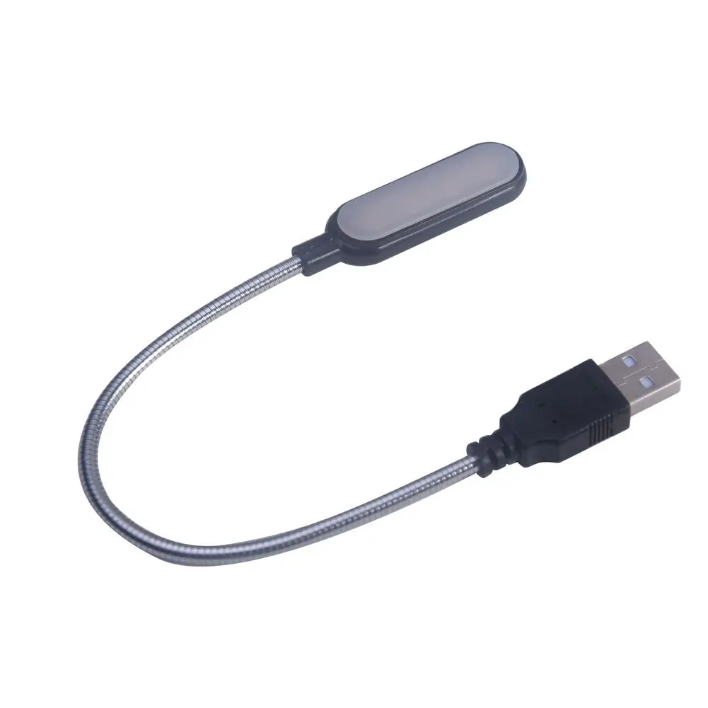 Lámpara de lectura LED USB portátil, protección ocular Flexible, Mini luz nocturna para Notebook, ordenador, PC, portátiles, lámpara de escritorio de mesa