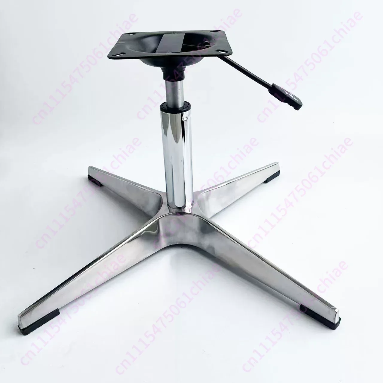 Thickened Aluminum Alloy Four Star Cross Leg Chassis Swivel Chair Base Replacement Accessory for Office Chair Table Furniture