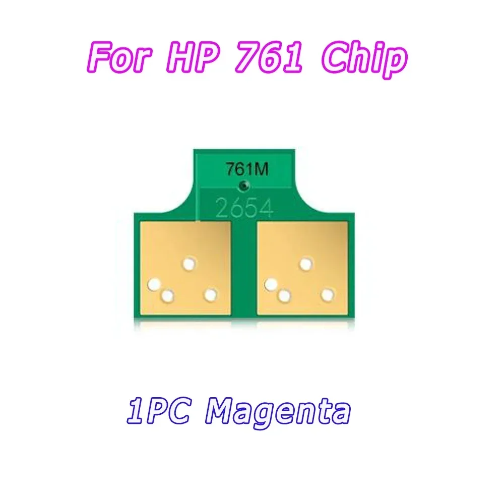 HP 761 용 칩 프린터 잉크 카트리지 칩, HP DesignJet T7100 T7200 CM991A CM992A 호환 칩 IC, HP761, 새로운 업그레이드