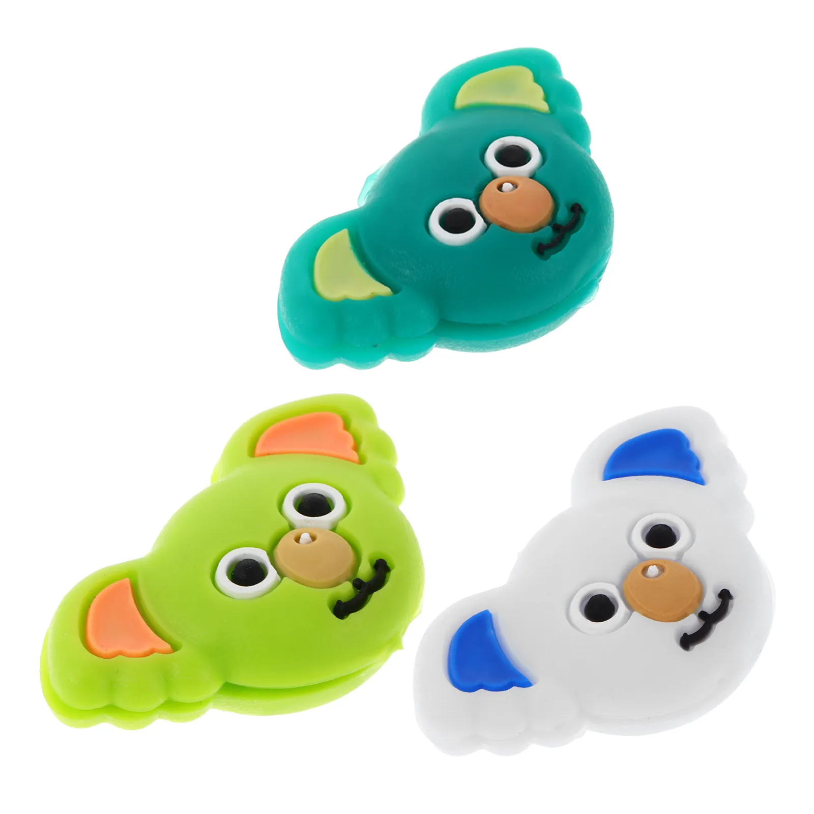 

3Pcs Cute Koala Shaped Tennis Dampeners Silicone Racket Vibration Absorbers Shock Absorber for Enhanced Swing Comfort