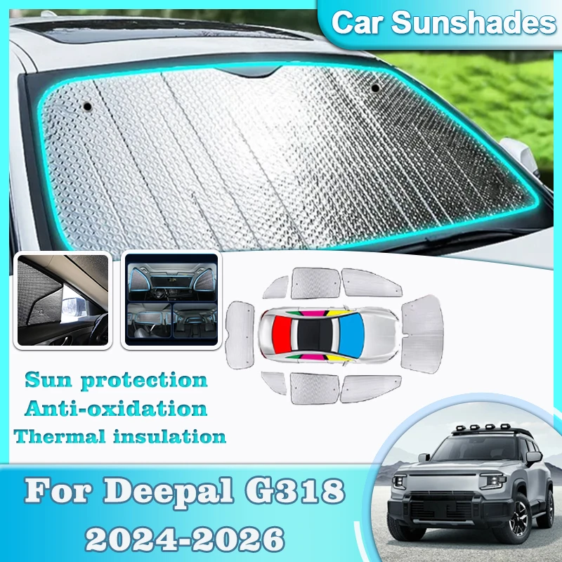 

Car Sun Visors For Deepal G318 2024 2025 2026 Accessories Windshield Sunshades Window Sun Shade Privacy Protection Auto Tools