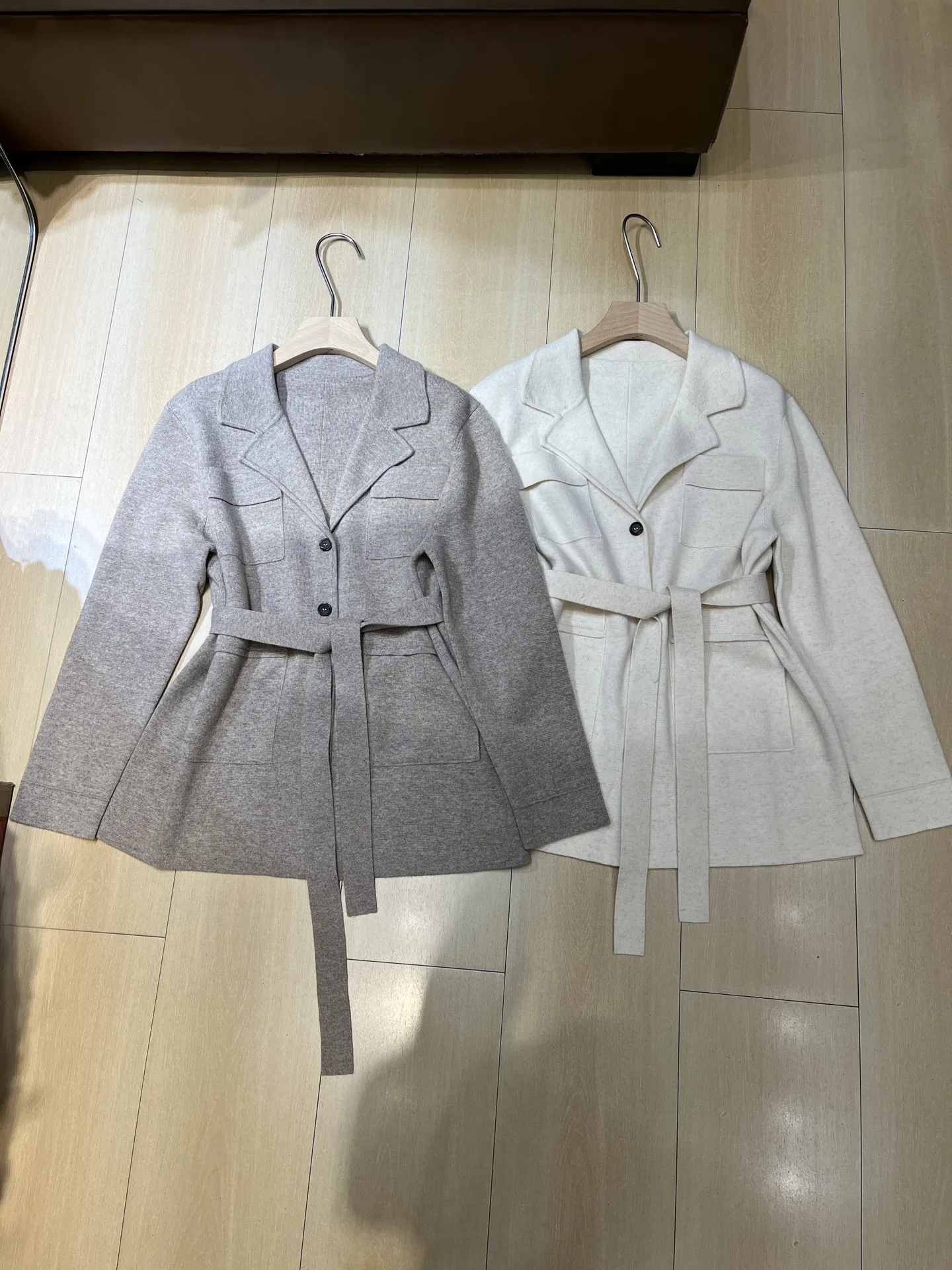 2026 Autumn/Winter New High-Quality Drawstring Pocket Cashmere Cardigan For Women