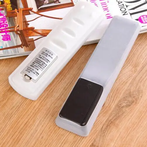 Transparent  Dust Protect Protective Storage Bag Portable Silicone Air Condition Control Case TV Remote Control Covers 1pc