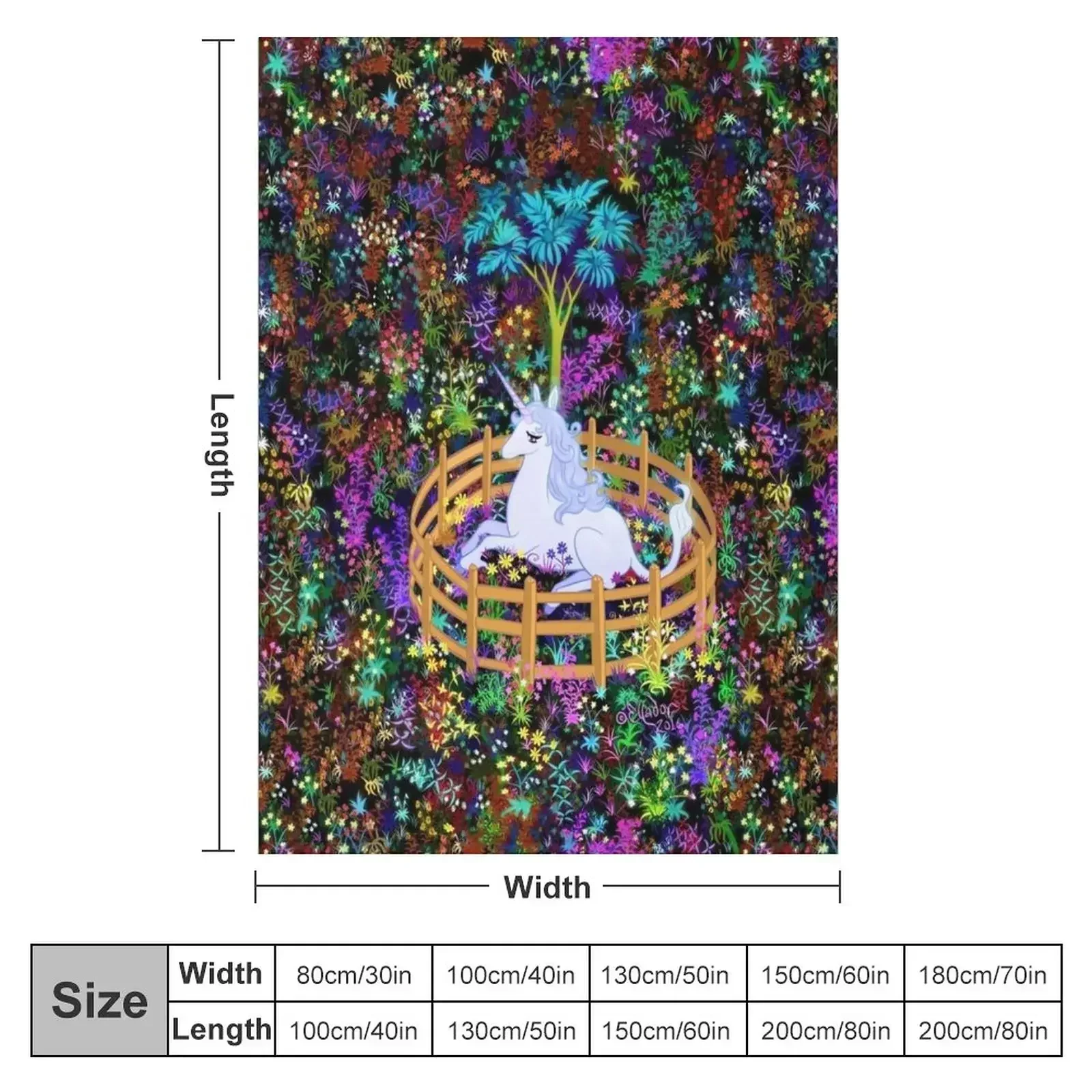 The Last Unicorn in Captivity Throw Blanket Luxury Throw Sofa for winter Blankets Sofas Of Decoration Blankets