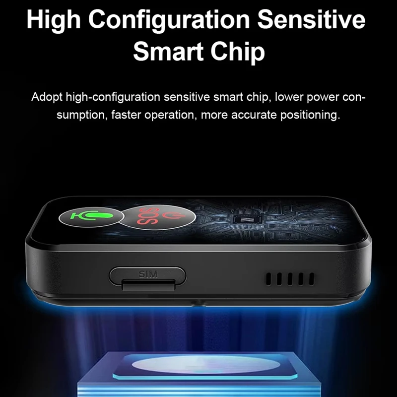 Elderly 4G Tracking Tracker SOS Wireless Wifi Caregiver Pager Old People Locator Fall Alert Tracker IP67 Anti Lost