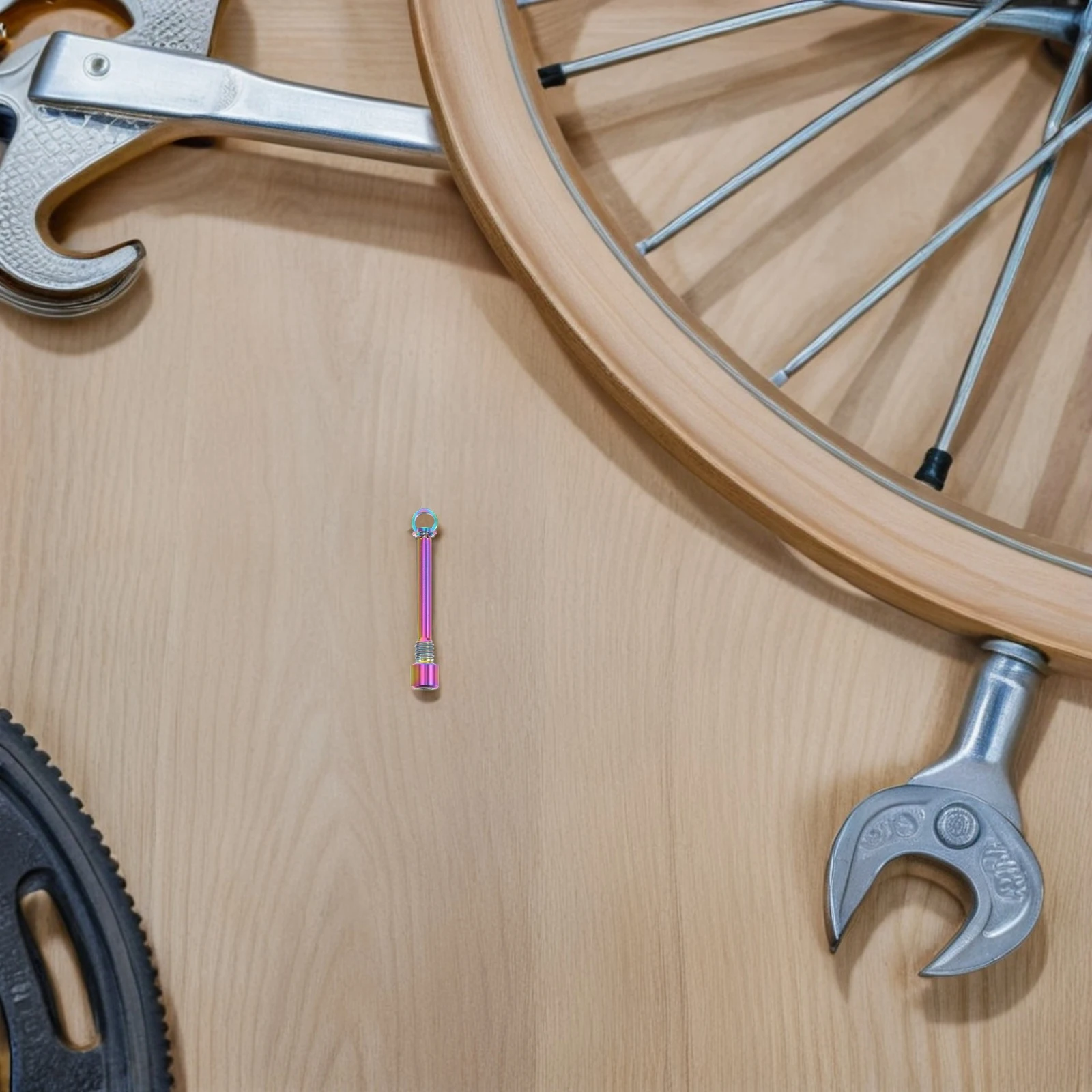 

1 Set Alloy Disc Brake Pin Caliper Screw Lightweight Bicycle Oil Disc Plug For Mountain Road Bikes Retaining Clip Secure Braking