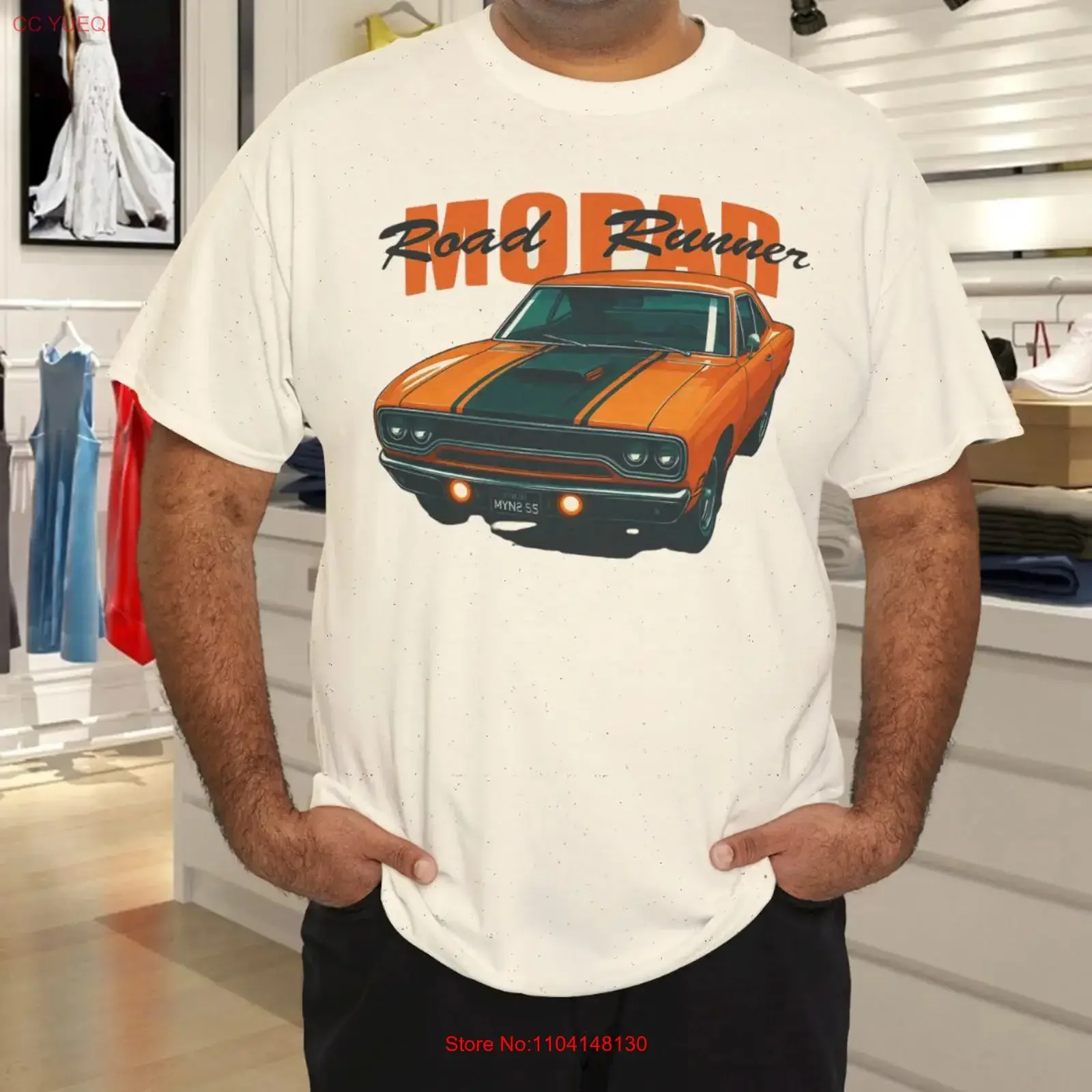 1970 Plymouth Roadrunner MOPAR 440 T Shirt vintage Washed Soft Slightly graphic homme Stylish Casual fashion designer clothes