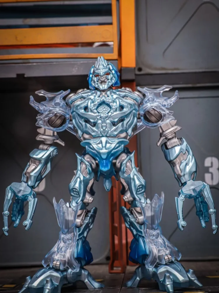 재고 있음 Blokees 변환 장난감 Op Ex Edition Frozen Megatron 액션 피규어 컬렉션 모델 장난감 선물