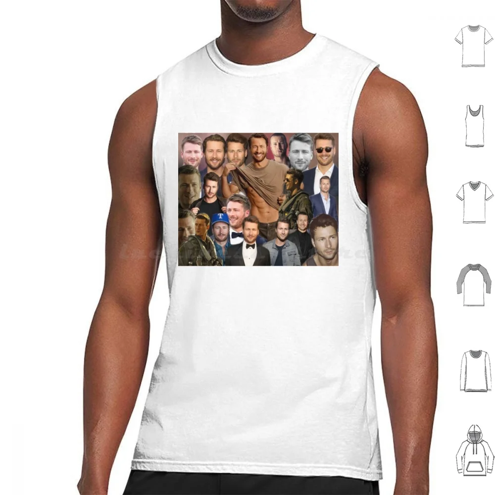 Glen Colllage Tank Tops Vest Sleeveless Lake Handsome Mens Cool Smile Funny Glen Glen Arizona Hangman Pilot 80s Movie