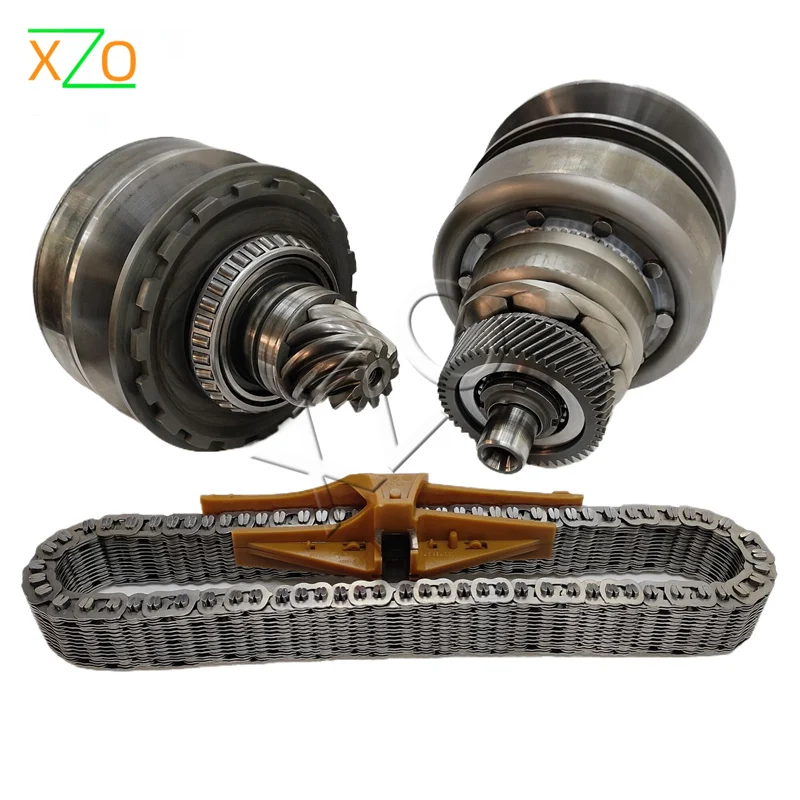 01J 0AN CVT Transmission Pulley Belt Chain Set For Audi A4 A5 A6 A8 Gearbox Hydraulic Cylinder Assembly 01J331301BG 34 38mm