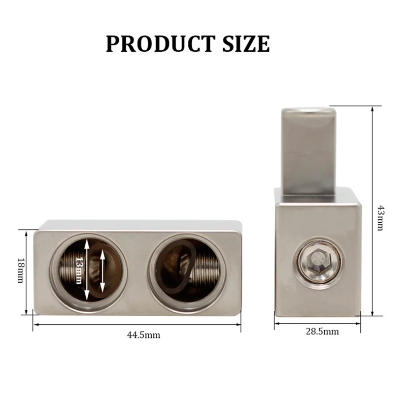 جديد-متعدد الوظائف 2 قطعة/المجموعة سيارة ستيريو سلك الطاقة التوصيل مكبر للصوت بطارية جزء واحد اثنين الفاصل محطات إمدادات الطاقة العالية