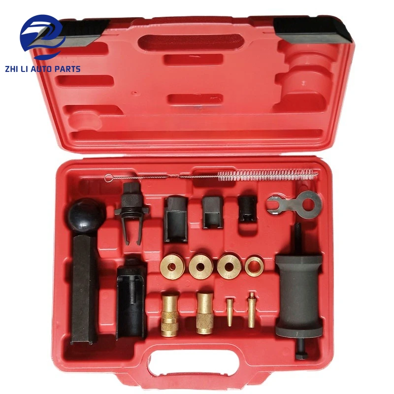 

Набор из 18 предметов для разборки топливной форсунки Audi Volkswagen, инструменты для разборки и сборки топливной форсунки