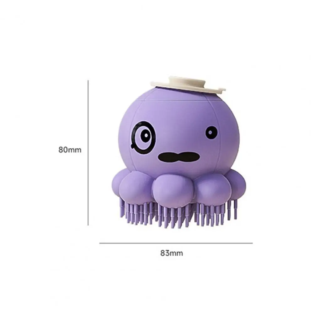 Pet Steam Beauty Comb Cute Octopus DesignCleanable Floating Hair Remove Tangled Hair To Take A Shower  For Cat And Dog