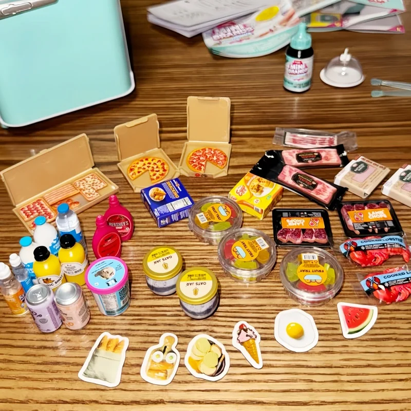 

Новая оригинальная кукла-сюрприз Zuru, мини-бренды, мяч-холодильник для гурманов, миниатюрная еда, сцена, миниатюрная имитация, набор игрушек, подарки