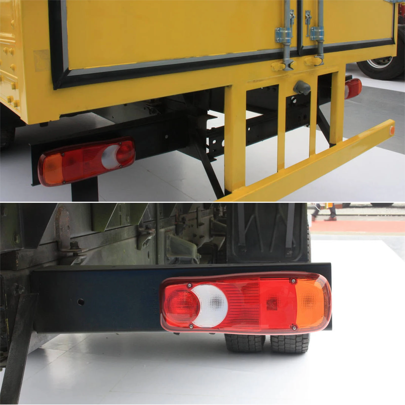 2 Piezas de Luces Traseras para Auto, Lentes de Luz Trasera para Nissan Cabstar, Lado del Conductor y del Pasajero, Fácil Instalación, Repuestos