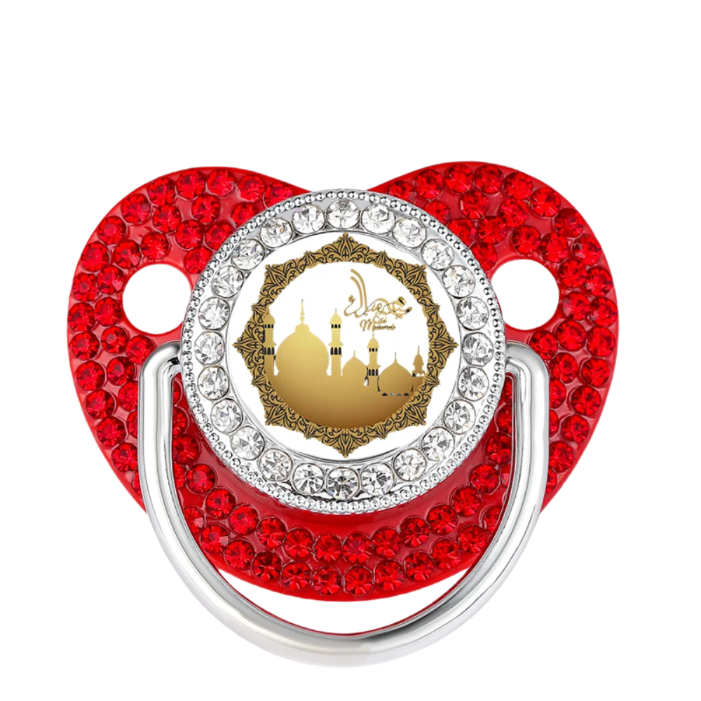 Durable Cartoon Shape Newborn Pacifier Food Grade Silicone Material with Dustproof Cover Easy to Sterilize Safe for Baby Fit