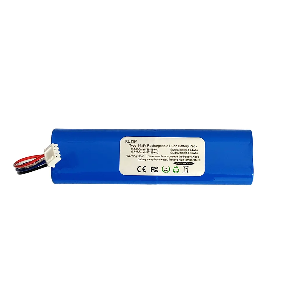 14.8V 3500Mah Batterij Voor Xiaomi Sweeper Batterij 2c Mijia Geïntegreerde Robot Stytj03zhm Stofzuiger Batterij 18650 Li Batte