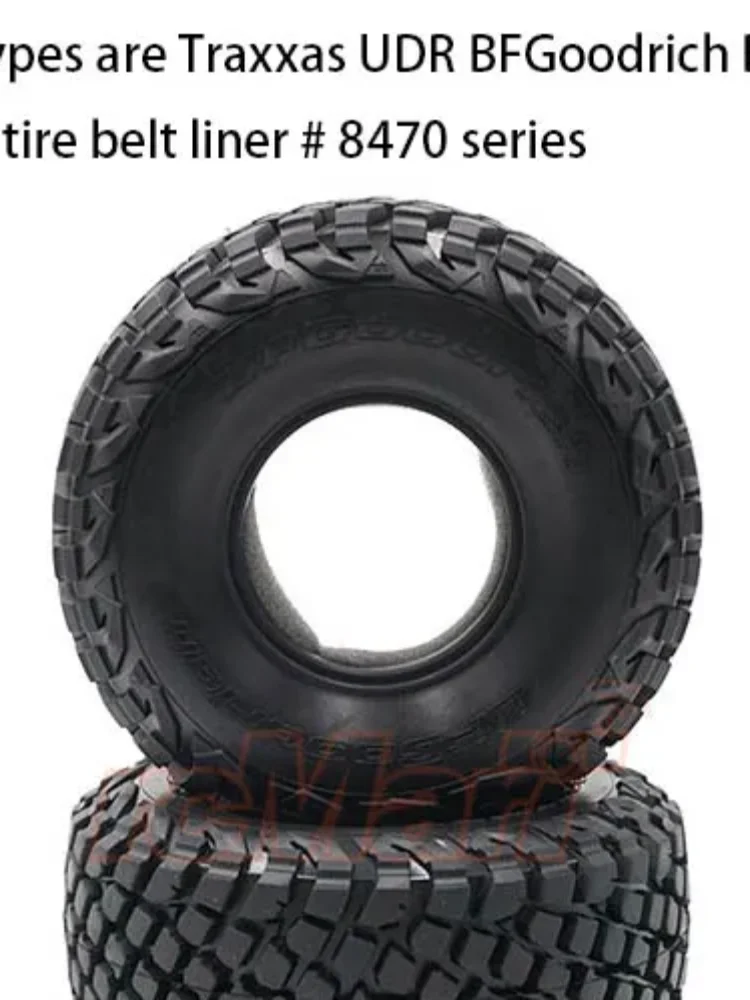 All types are Traxxas UDR BFGoodrich Baja KR3 tire belt liner # 8470 series