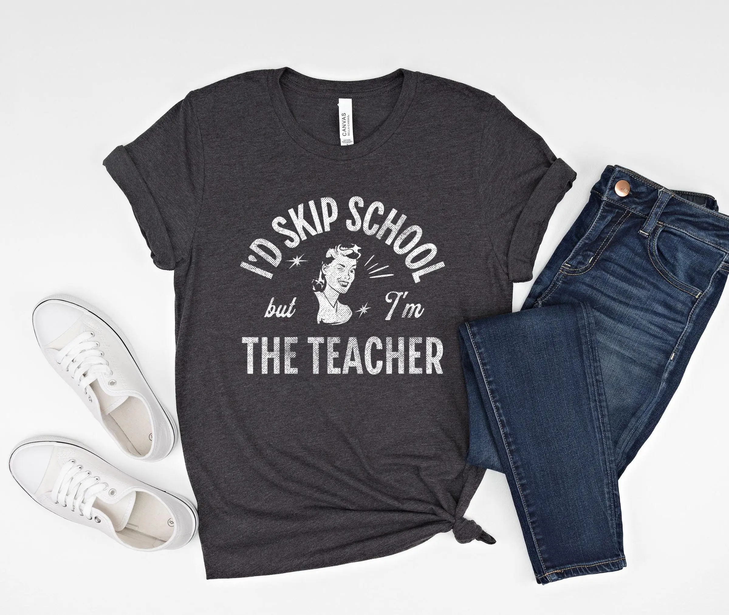 Funny Teacher T Shirt I D Skip School But M The Humorous Educator Life Back To Apparel