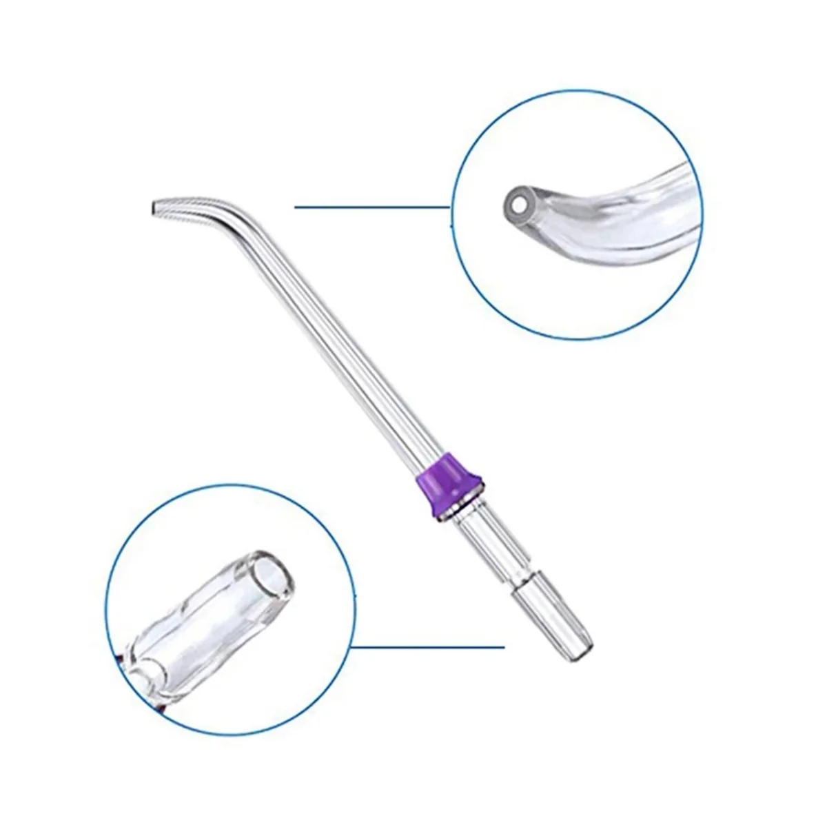 Ugello Flosser accessori per l'igiene orale per Waterpik WP-100 WP-450 WP-250 Nicefeel Flycat FC168 Waterpulse V300 ,4 pezzi