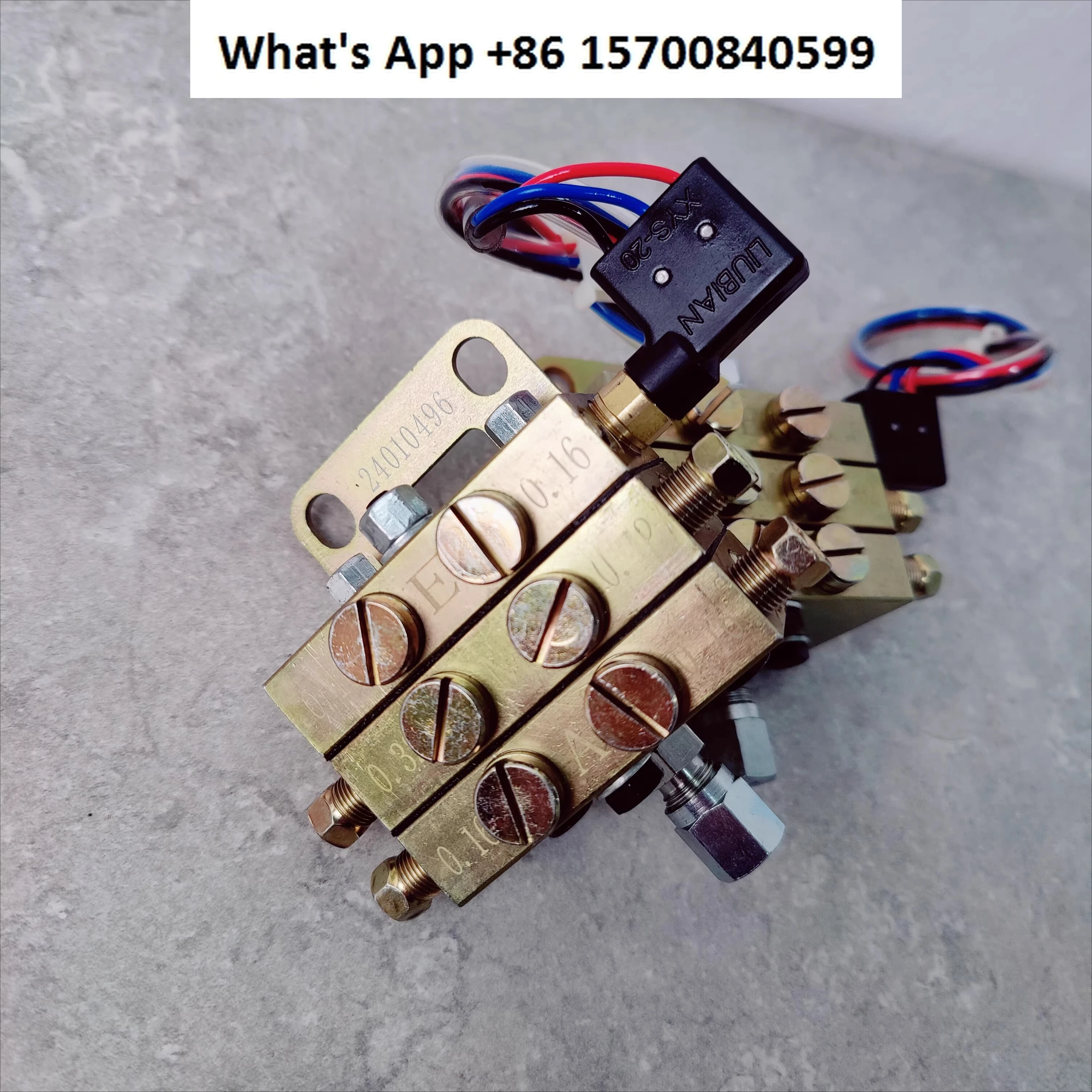 JPQ1 type chip oil separator punch progressive distributor yellow flow oil valve