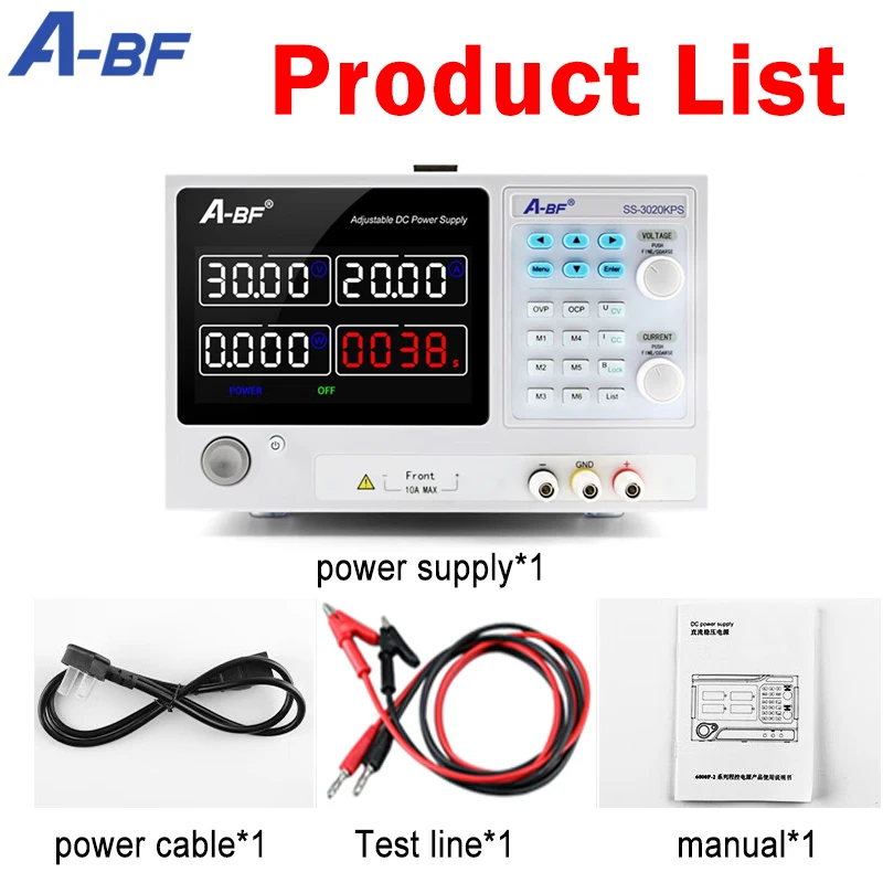 A-BF Program-controlled DC Regulated Power Supply SS-3030KPS HD Digital Display Repair Aging Constant Current Source Voltage