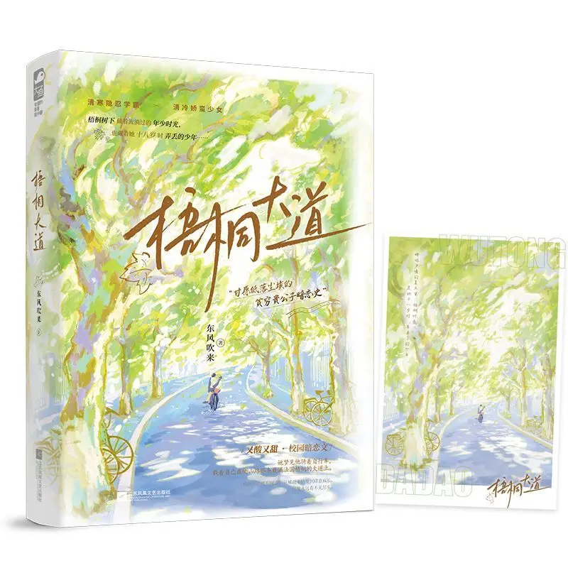 Wutong Avenue Chinese Campus Love Book Silent Rich Guy Shy Girl Adolescent Secret Crush Romance Novel