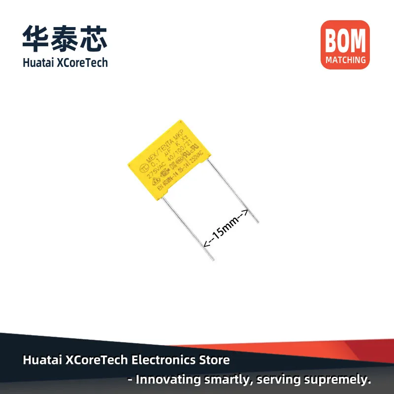 10ชิ้นฟิล์มโพรพิลีน X2เคลือบโลหะป้องกันการรบกวนตัวเก็บประจุ100NF 275V 150NF 220NF 330NF 470NF 560NF 680NF 1uF