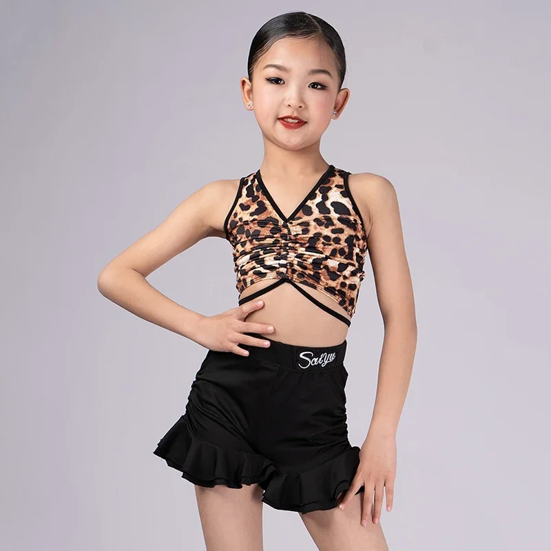 

Summer Girls Latin Dance Competition Suits Children'S Latin Dance Costumes Kids Chacha Samba Ballroom Dance Clothes