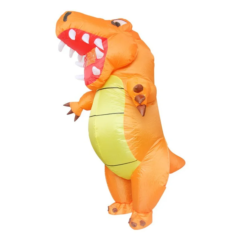 

Festival Celebration Party Props Dinosaur Inflatable Clothing Stage Adult Performance Clothing Orange Fat Dinosaur New