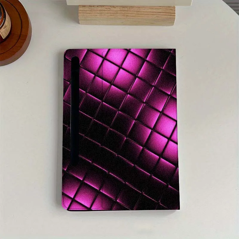 

Cool Blue Square Tile Gift For Samsung Galaxy Tab S6 S7 S8 S9 S10 FE Plus Lite Soft Flexible Support Tablet Case