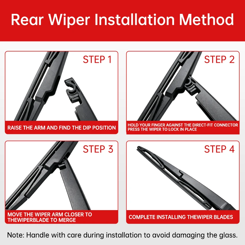 Car Windscreen Rear Wiper Blade Windshield Wiper Arm Blades For Kia Carens 2013-2019 Kia Sorento 2015-2019 Back Windscreen Wiper